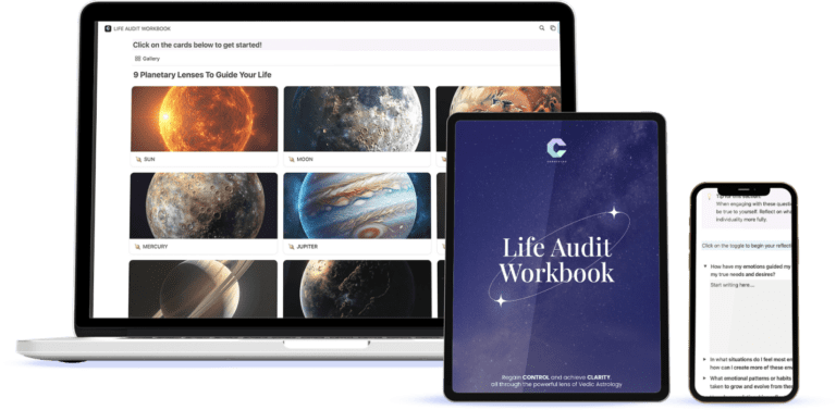 Life audit workbook by Cosmofynd